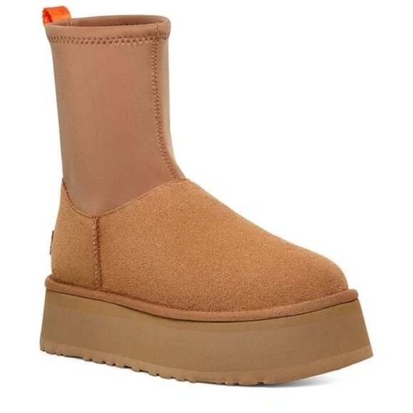 UGG Wheat Classic Dipper Winter Platform Boots Size 9 - Picture 3 of 11